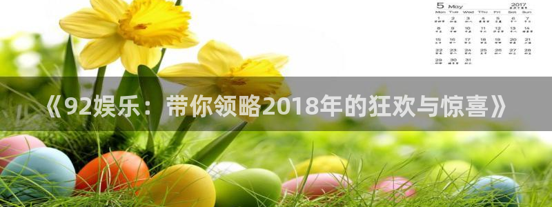 杏宇代理注册官网入口：《92娱乐：带你领略2018年的狂欢与惊喜》